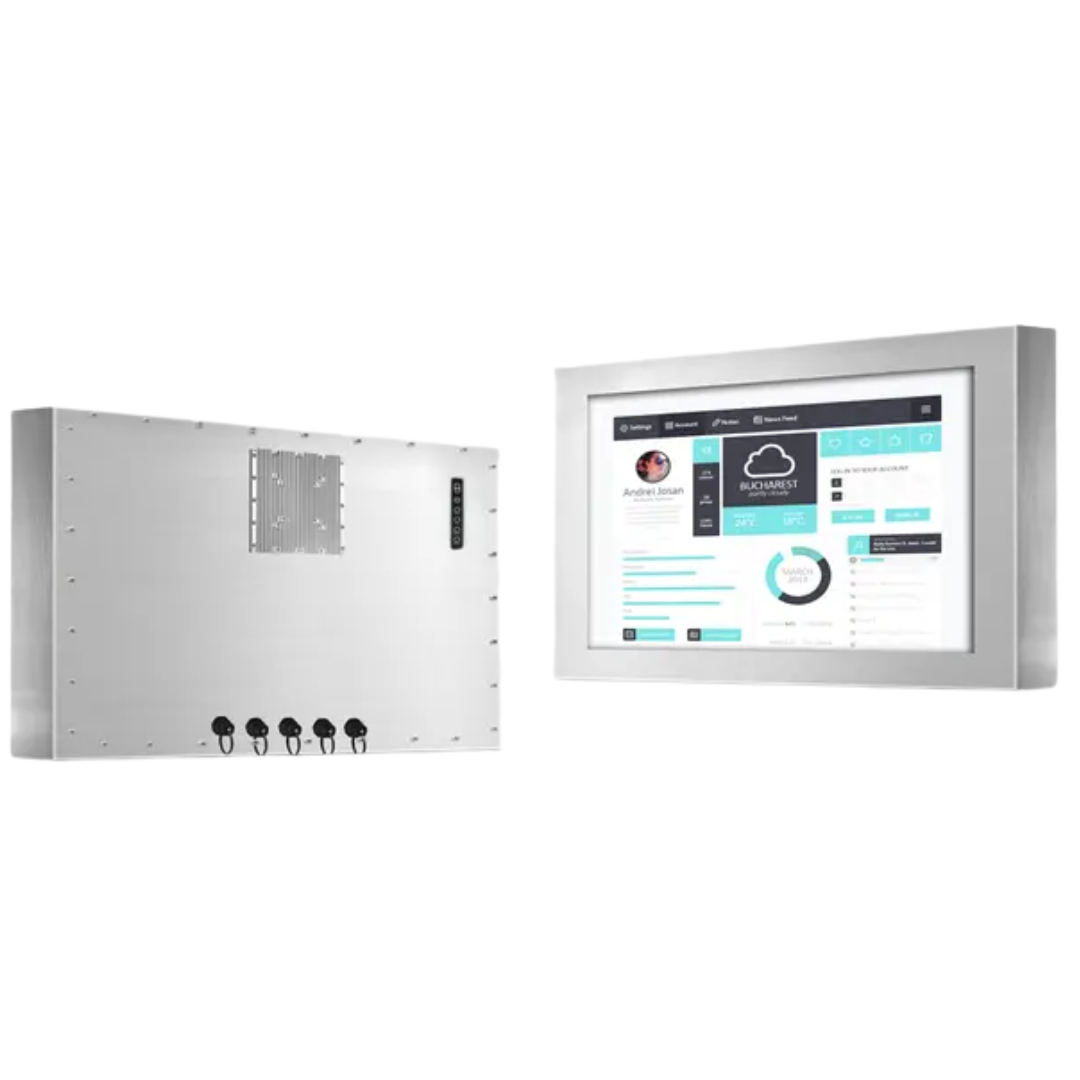 Marine Grade IP66 Full Fanless Panel PC Winsonic MR-FPCH3204F1-QF35L0-CB0M0B